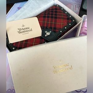 Plaid Vivienne Westwood wallet